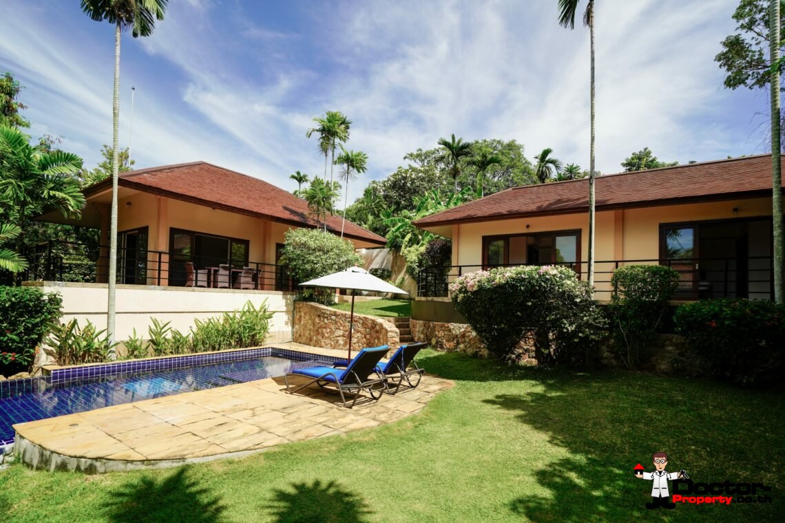 3 Bedroom Garden Villa with Pool in Choeng Mon, Koh Samui – For Sale